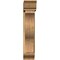 Ekena Millwork Funston Traditional Rough Sawn Bracket w/ Offset Brace, Western Red Cedar, 8"W x 28"D x 40"H BKT0806X28X40FST01RWR - alternate 2